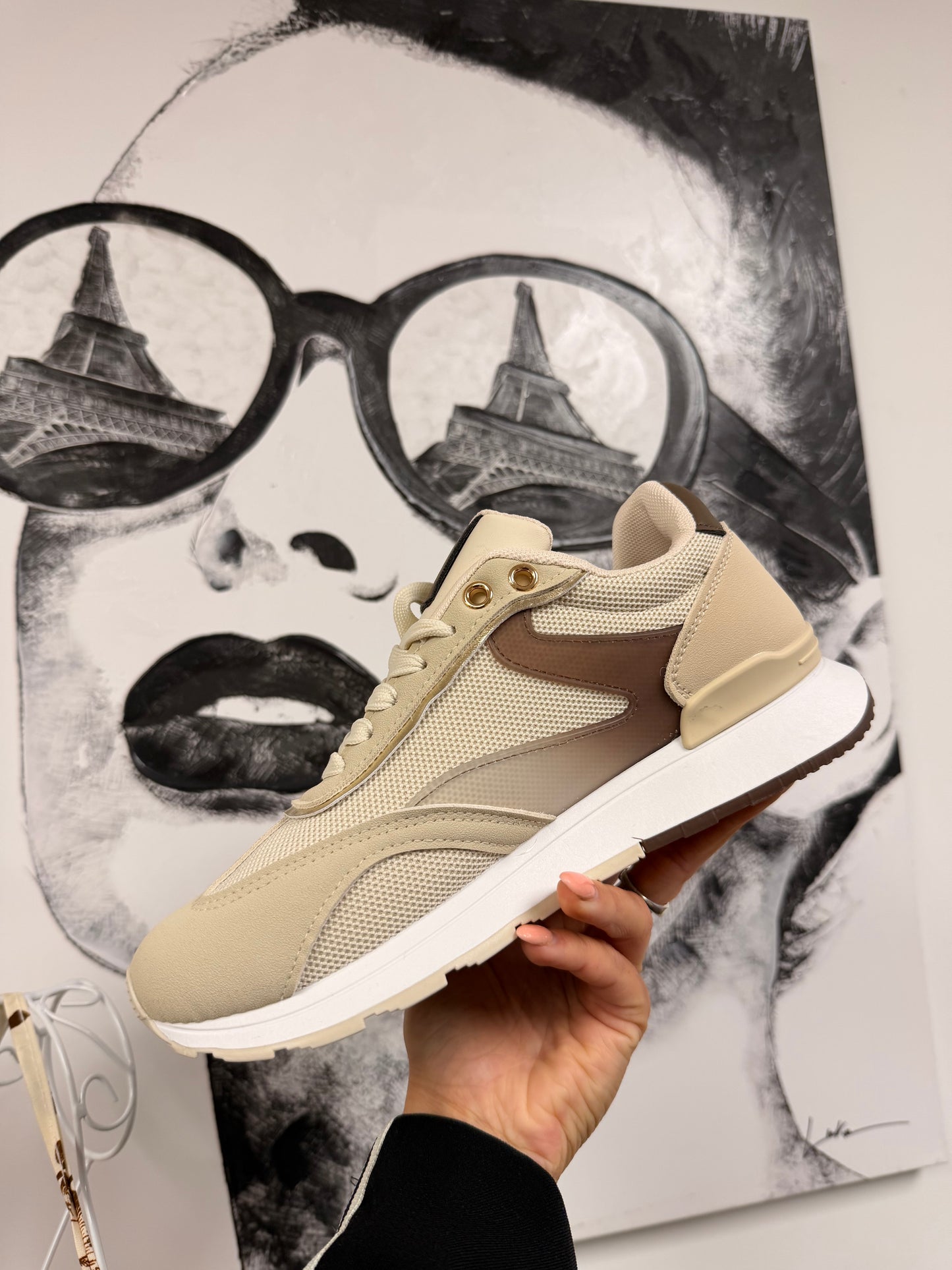 Beige Trainers