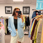 Baby blue blazer