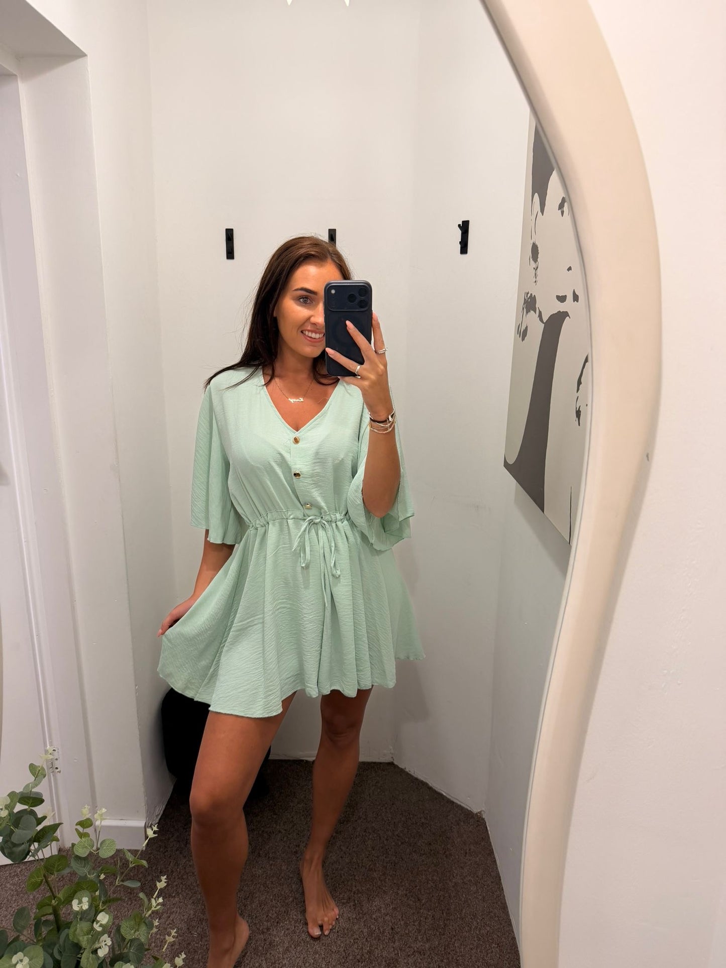 Mint playsuit