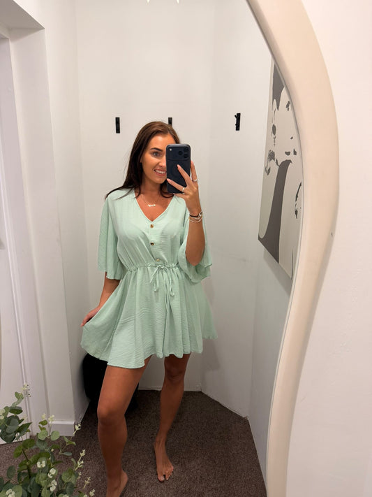 Mint playsuit