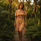 Floral Button Dress