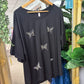 Butterfly diamanté top