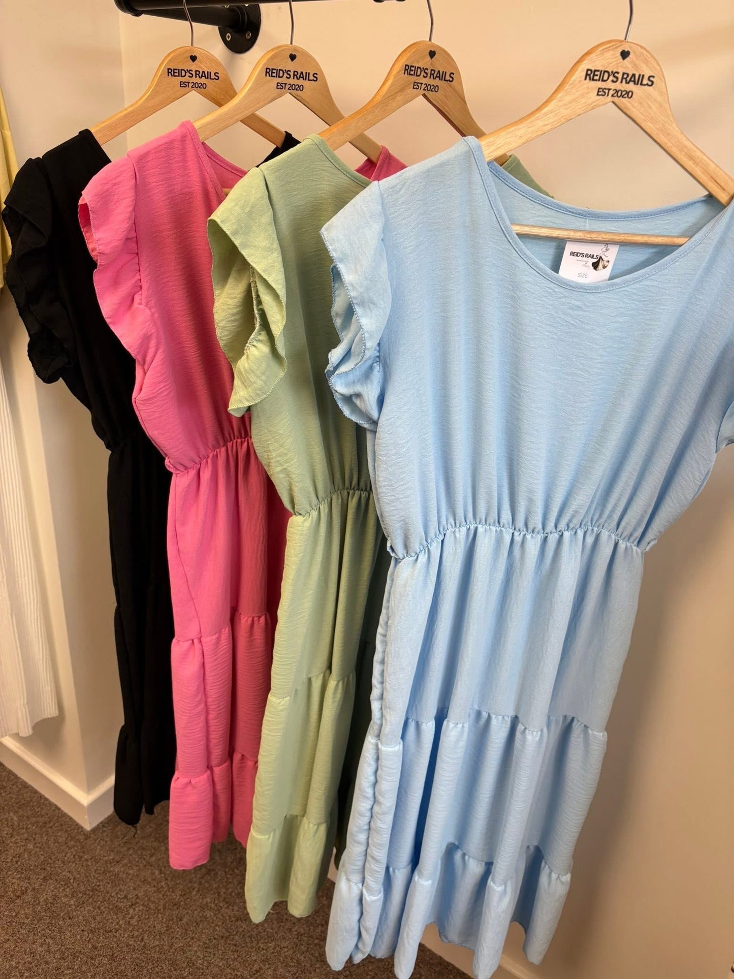 Midi tiered dress