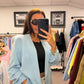 Baby blue blazer