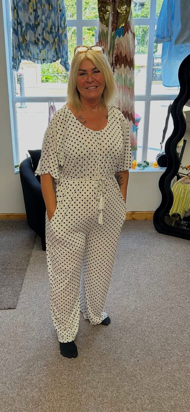 Polka Dot Jumpsuit