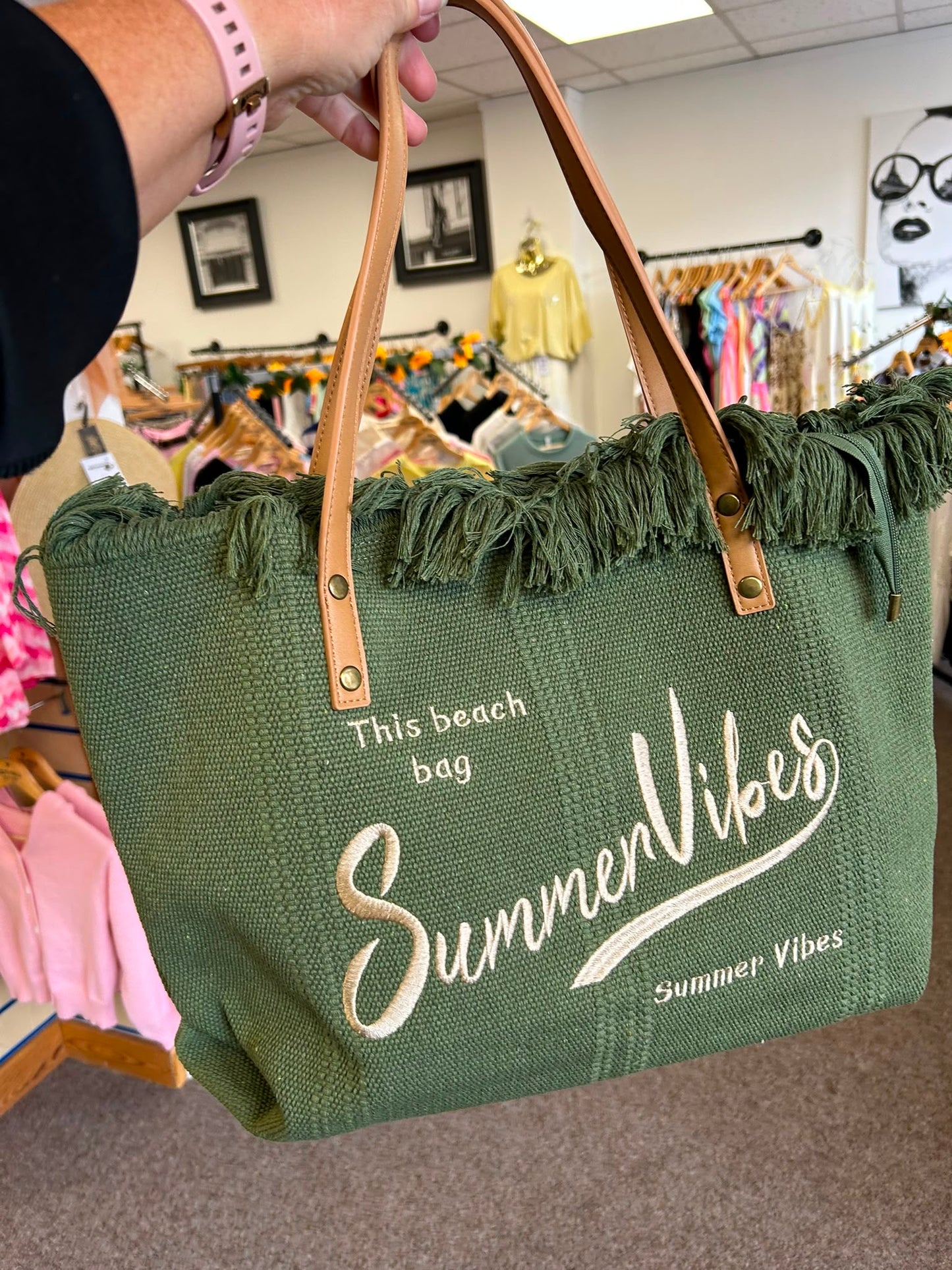 Summer Vibes beach bag