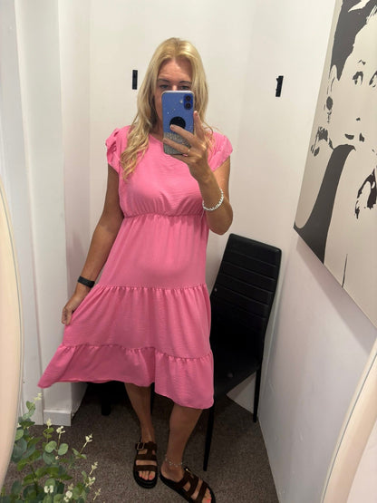 Midi tiered dress
