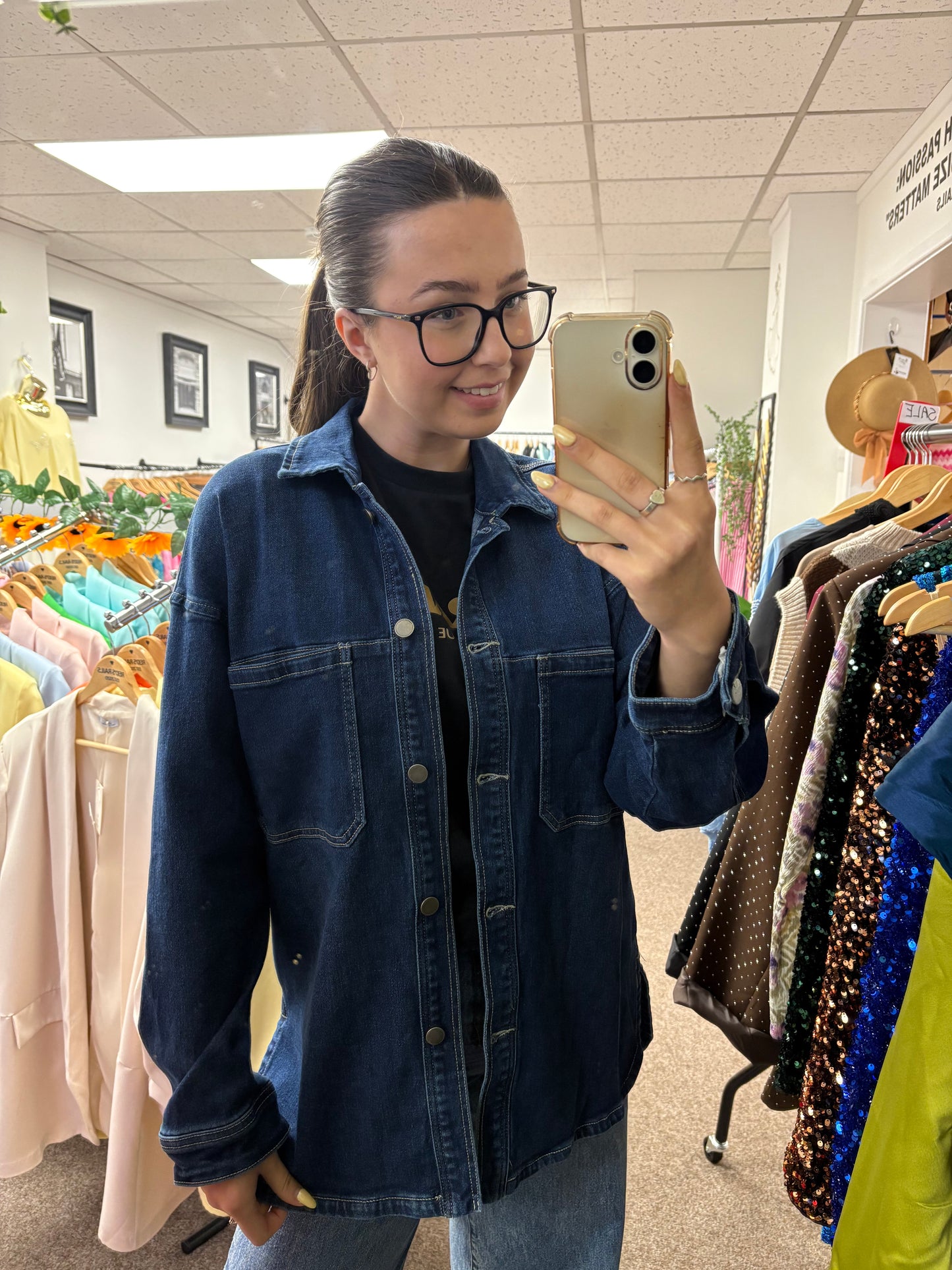 Denim Shacket