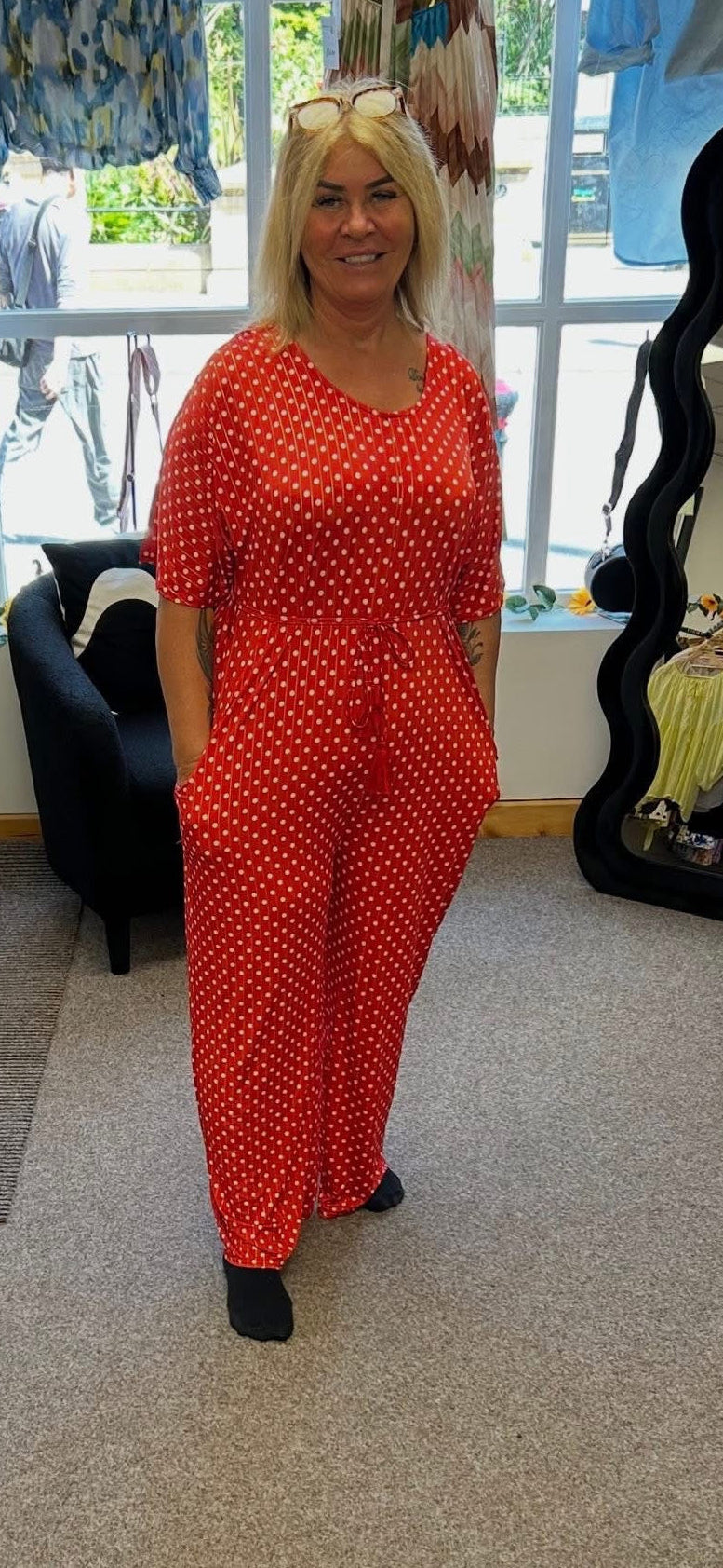 Polka Dot Jumpsuit