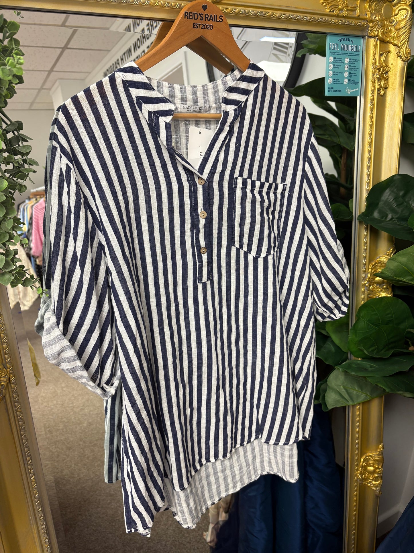 Navy pocket shirt
