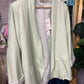 Pinstripe Turn-Up Blazer