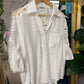 Lace back blouse