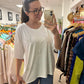 Butterfly diamanté top