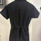 Black Denim Playsuit