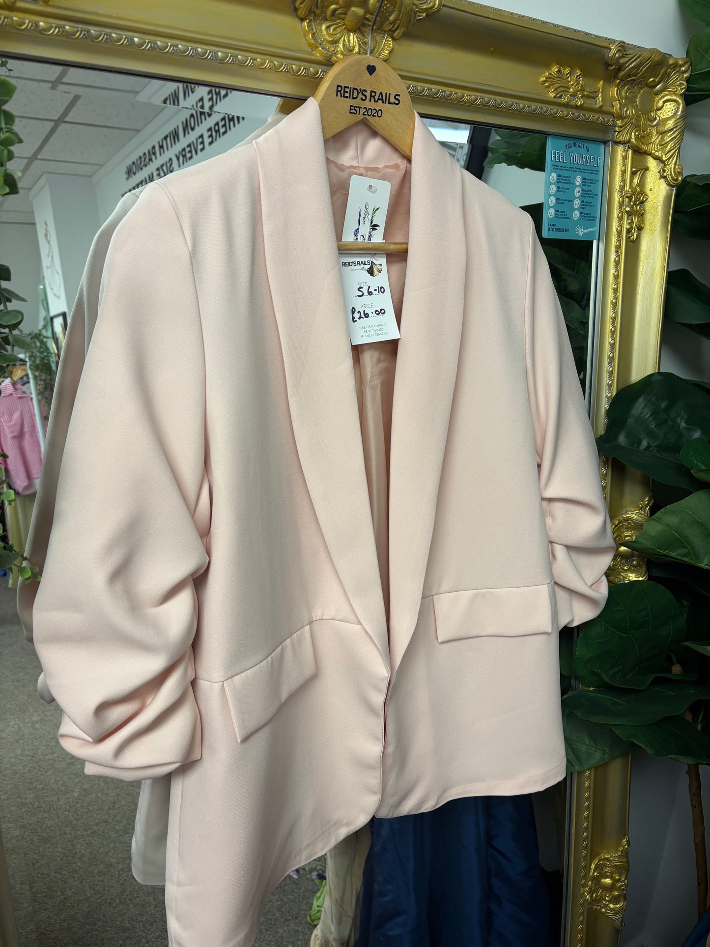 Pink (rose) blazer