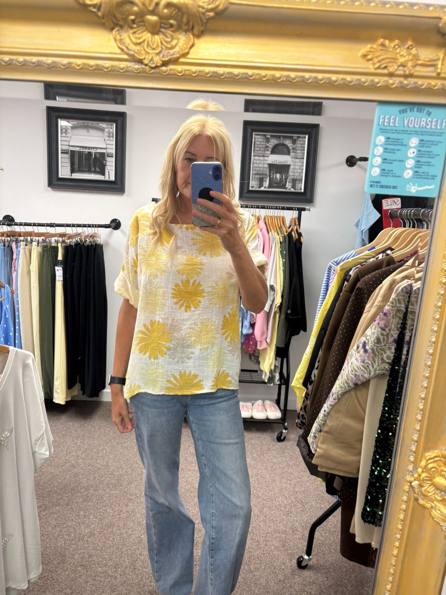 Floral Cotton Top