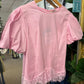 Lace trim shirt