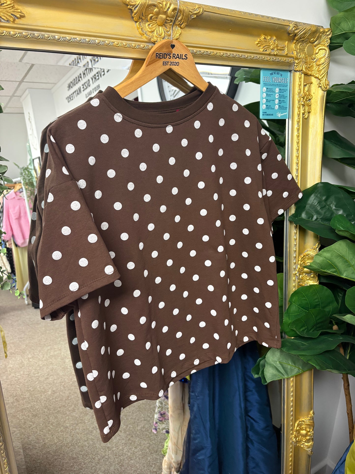 Polka dot top
