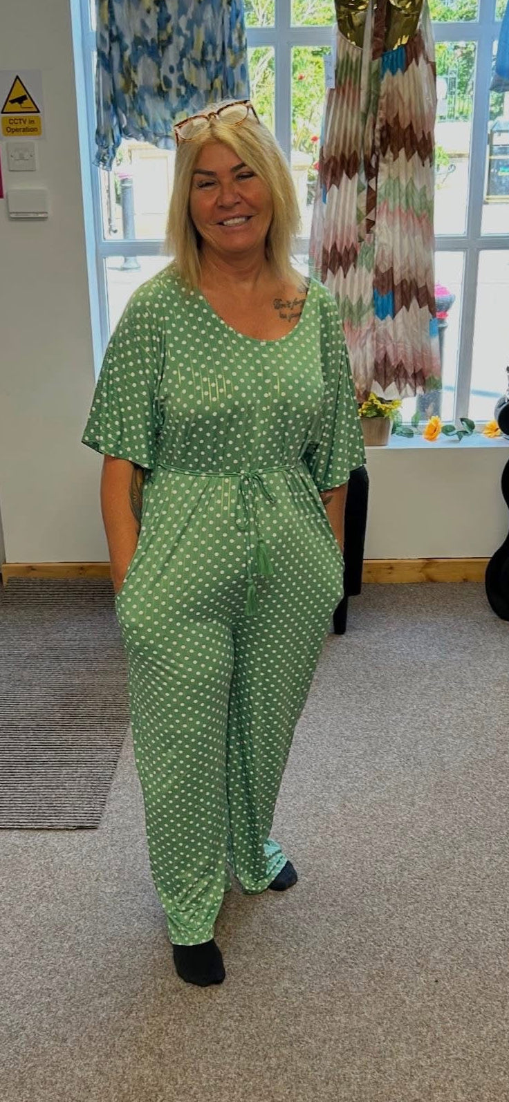 Polka Dot Jumpsuit